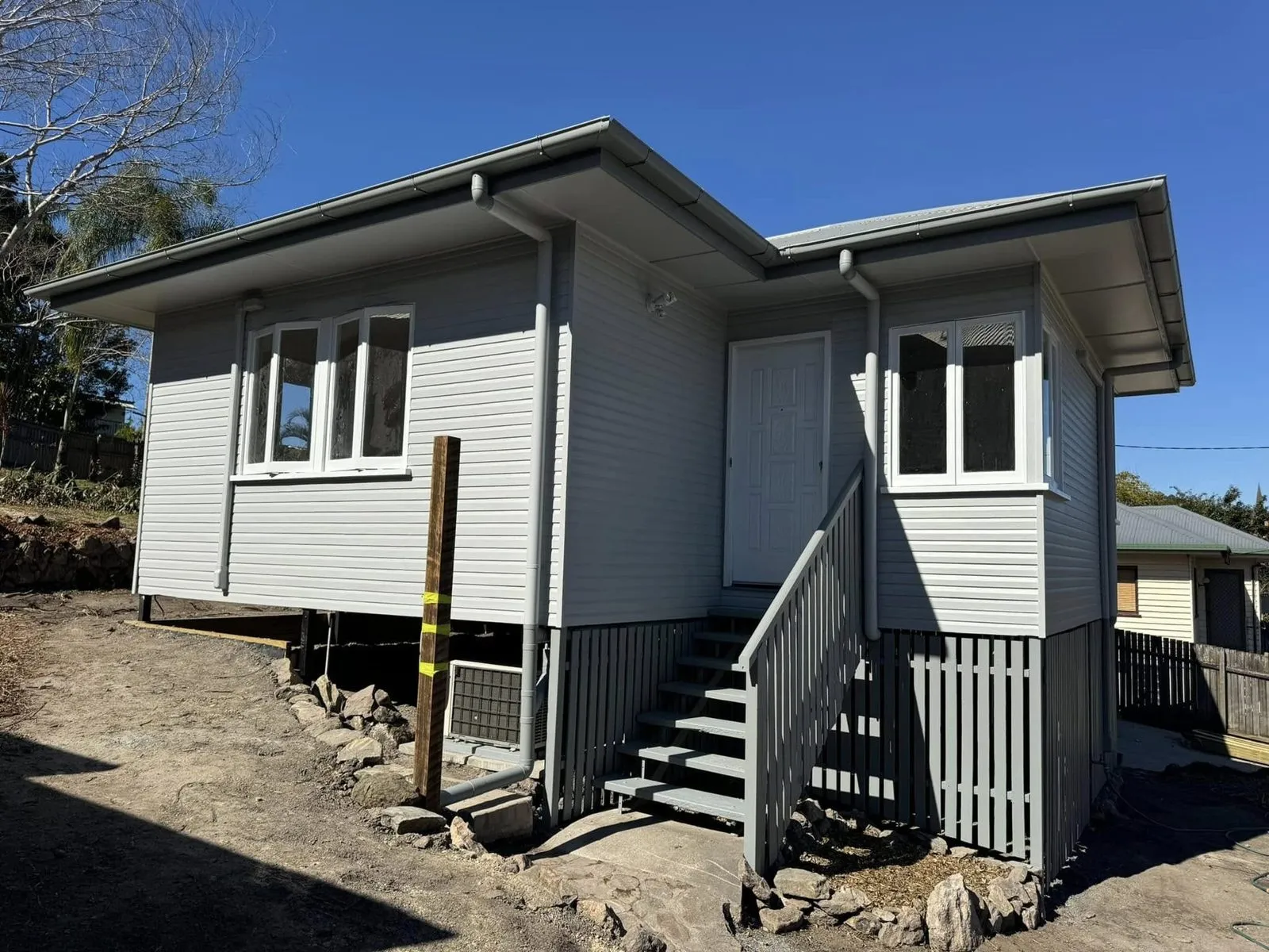 After: Weatherboard house exterior