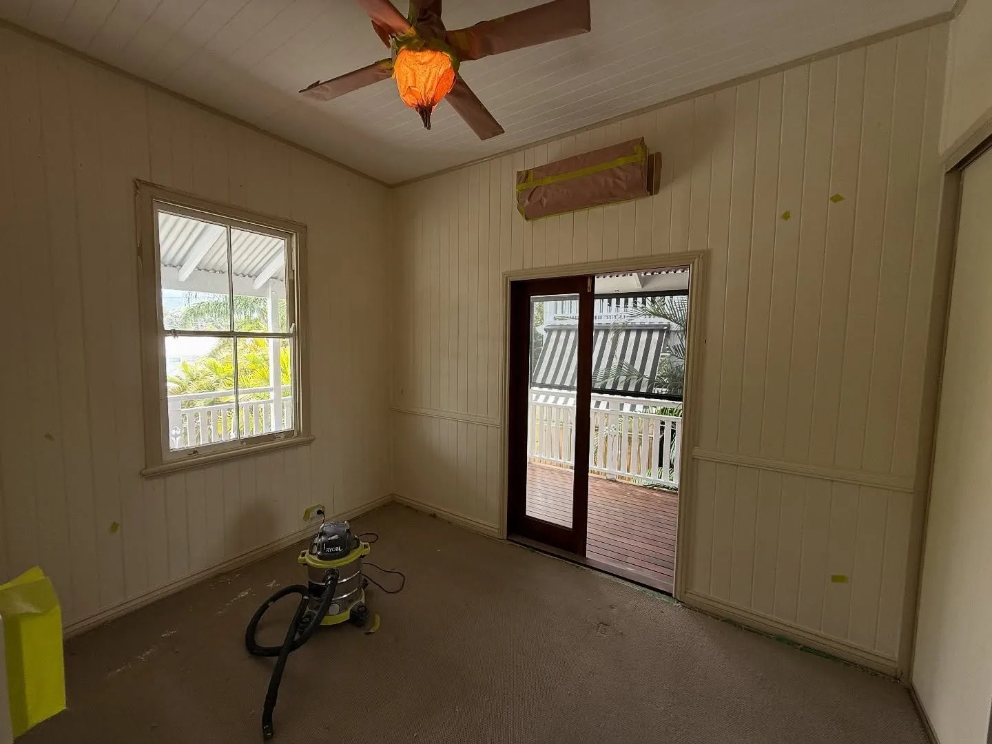 Before: Queenslander interior, Camp Hill